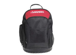 mochila husky con herramientas organizadas