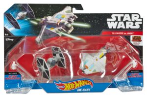 nave hot wheels de star wars en accion
