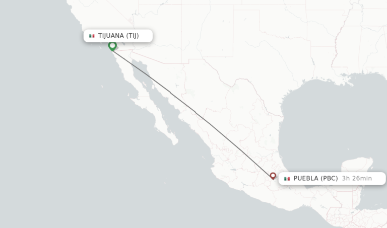 Cómo llegar de Puebla a Los Ángeles de manera rápida y segura
